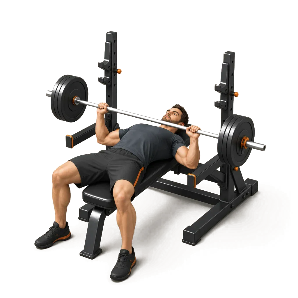 Bench Press, drawn