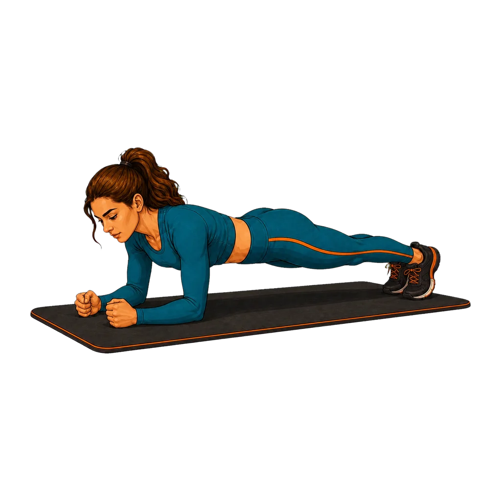 Plank, drawn